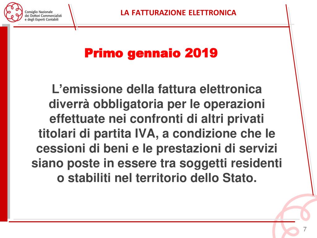 La Fatturazione Elettronica Ppt Scaricare